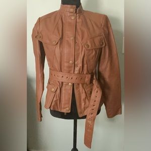 BRAND NEW!!! Beautiful leather jacket.